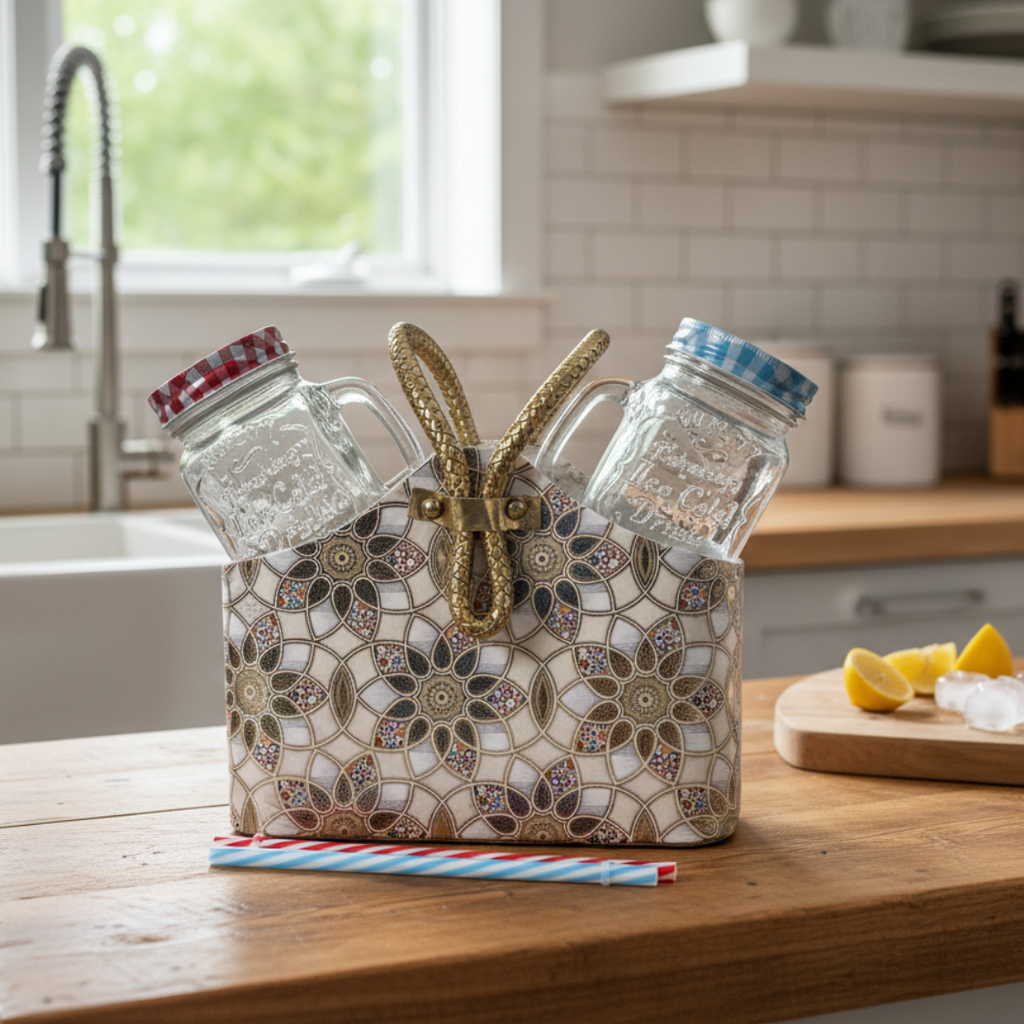 Mason Jar Set with Straw 2pc