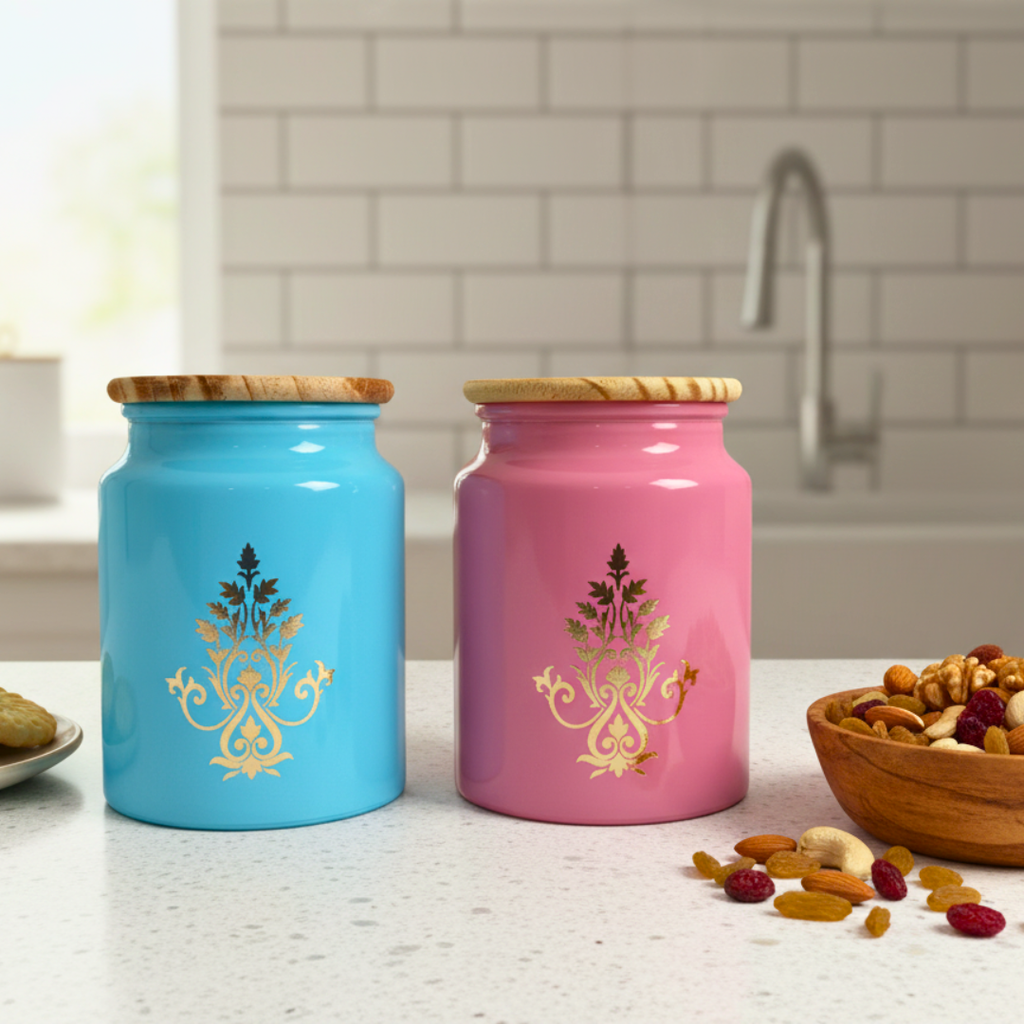 Glass Jar Hamper 2 pc