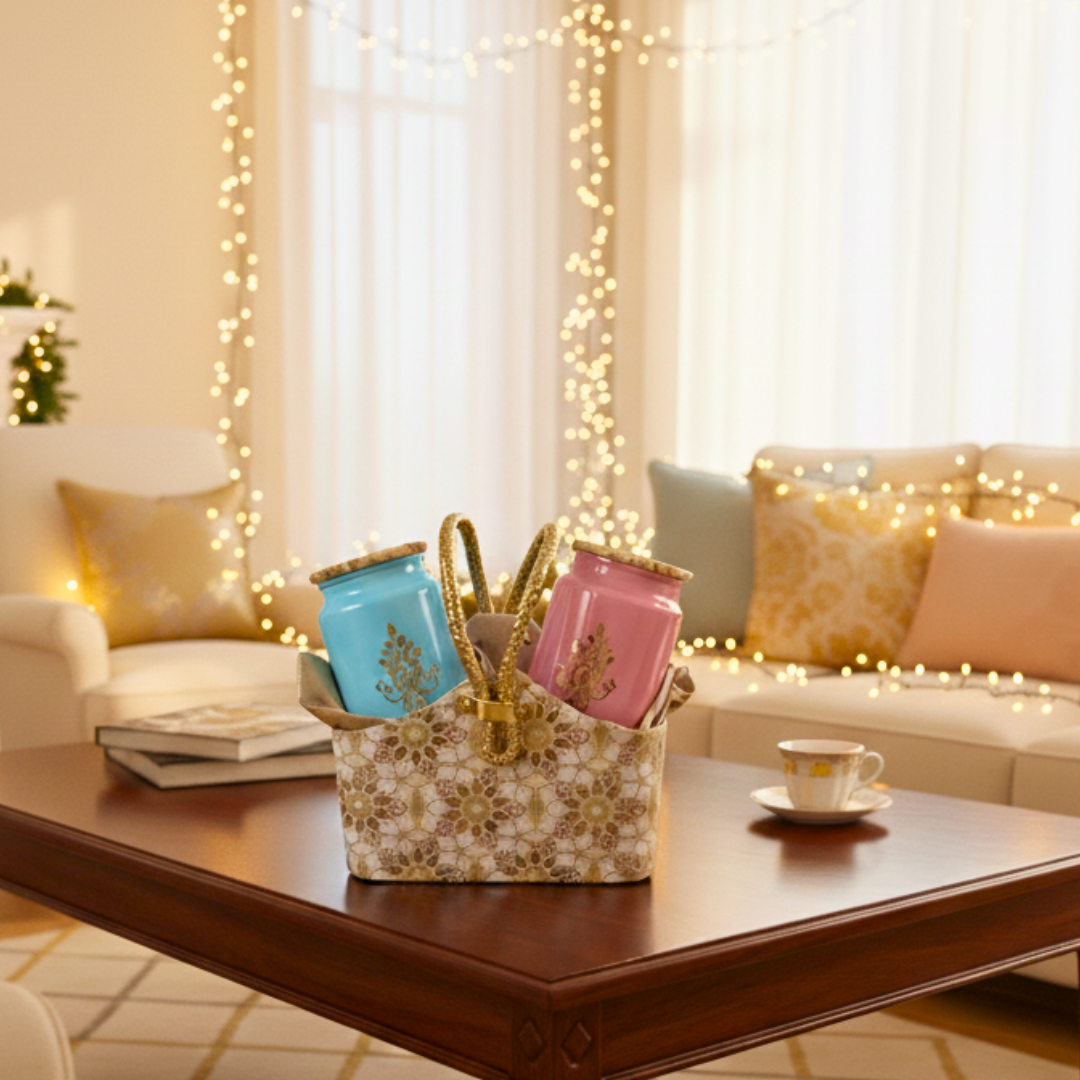 Glass Jar Hamper 2 pc