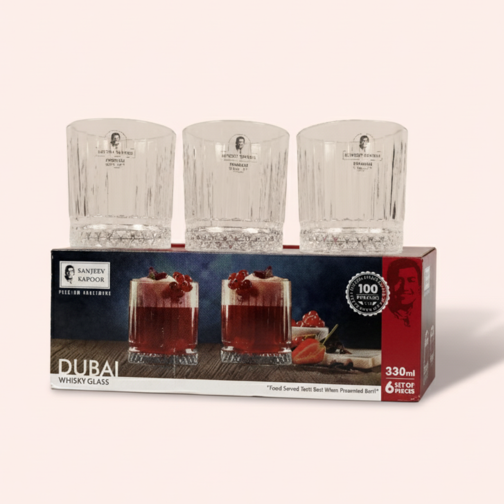Dubai Whiskey Glass Party Collection 6pc