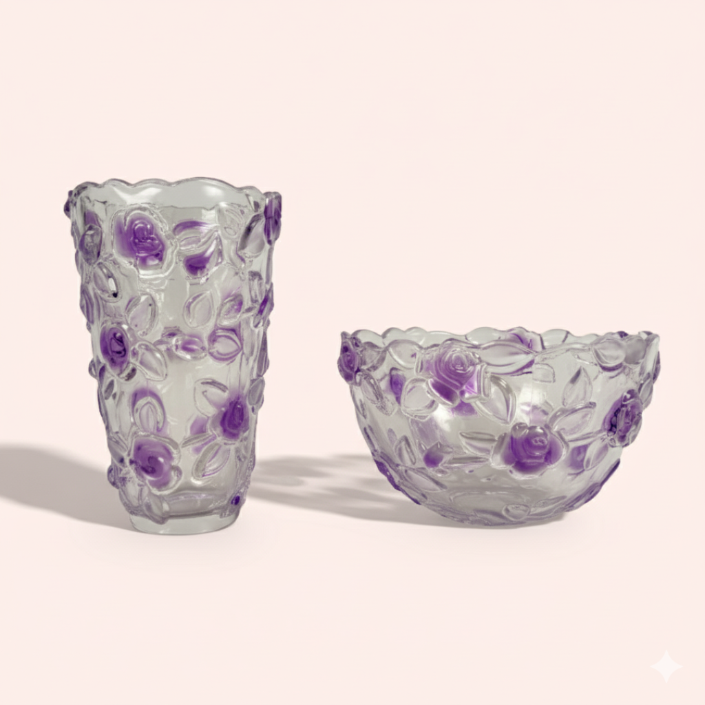 Elegant Vase & Bowl set