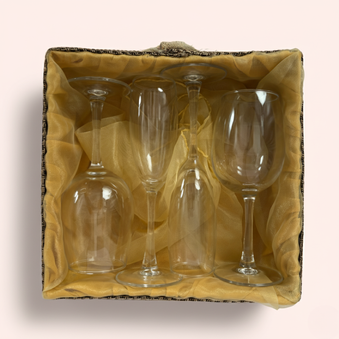 Wine Glass Hamper 4pc