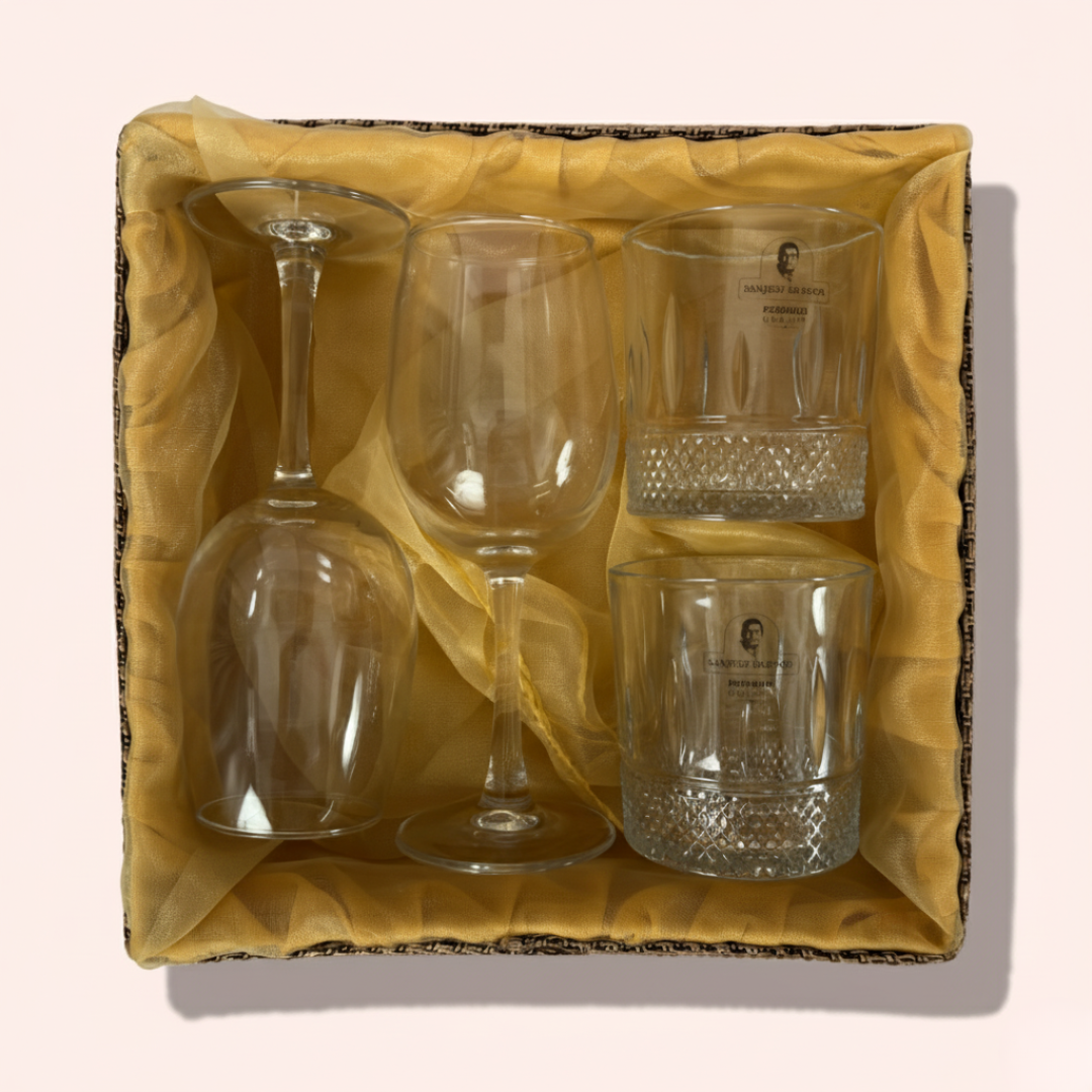 Wine Glass Hamper 4pc