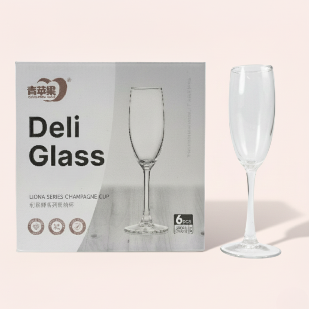 Deli Liona Champagne Glasses 6pc