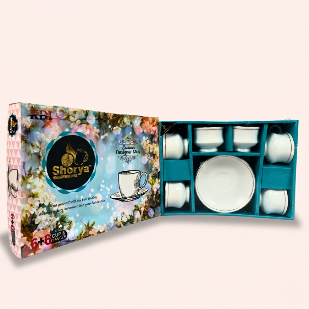 Fine China Cup Saucer 12pc