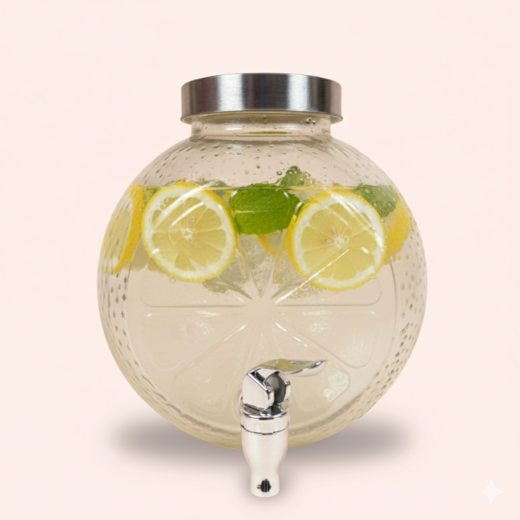 Green Kivvi Glass Canister - 5L