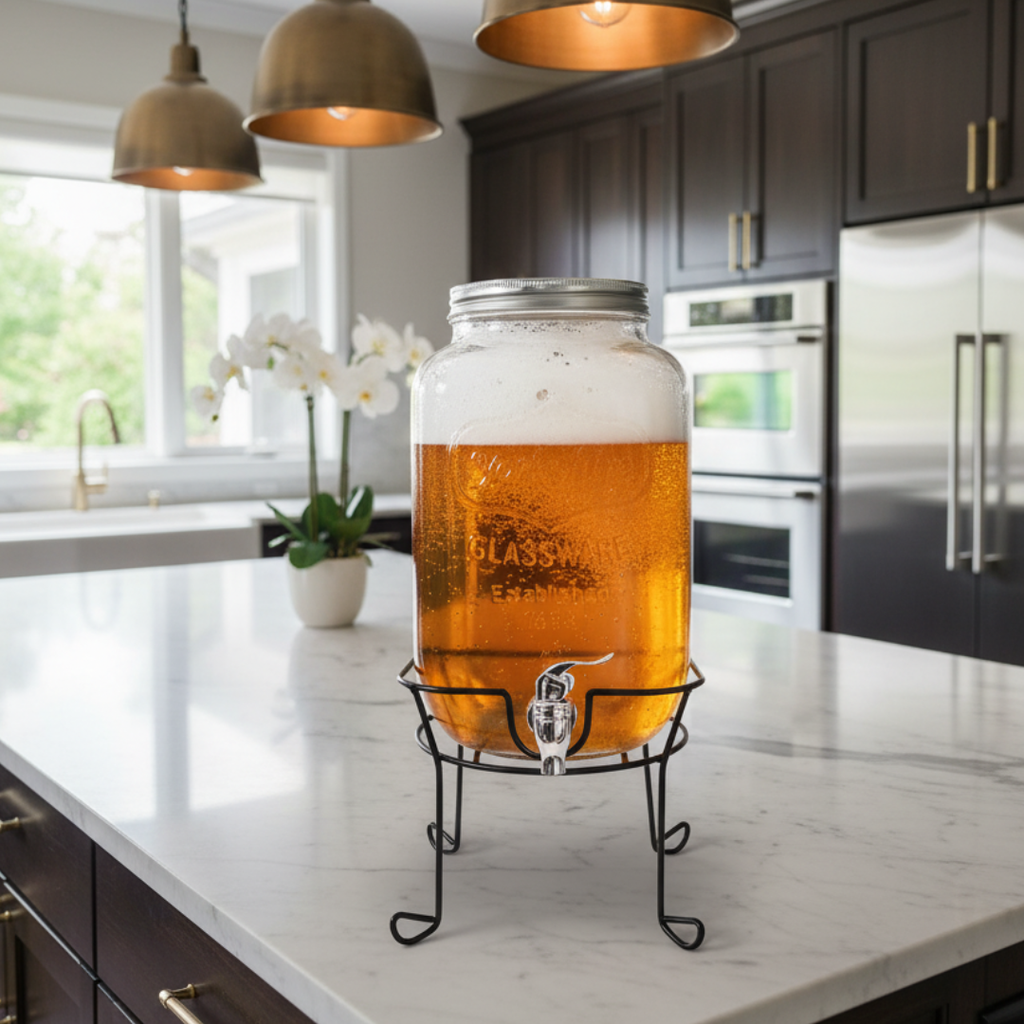 Yorkshire Beverage Dispenser with Stand - 8L