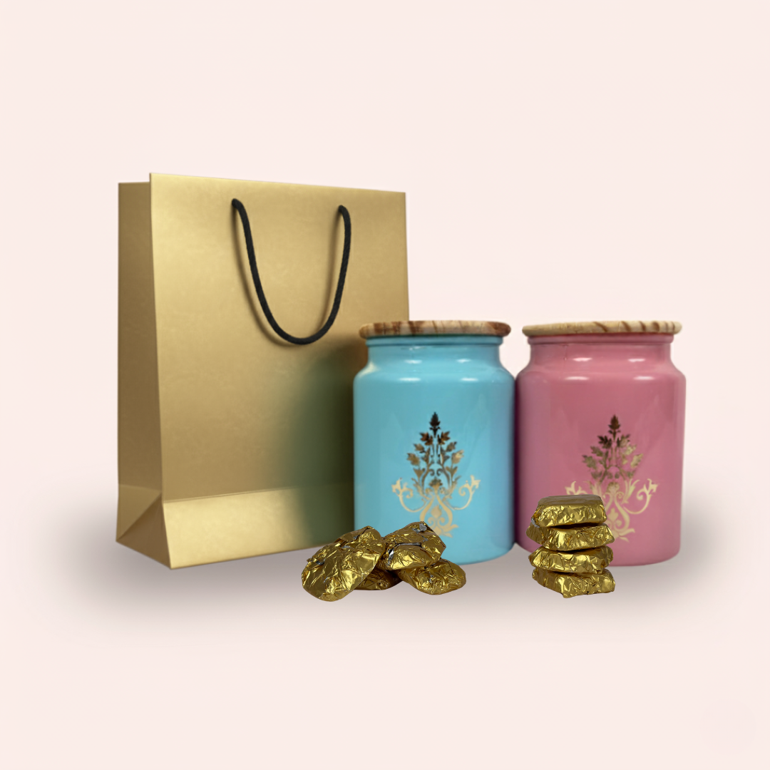Glass Jar Hamper 2 pc