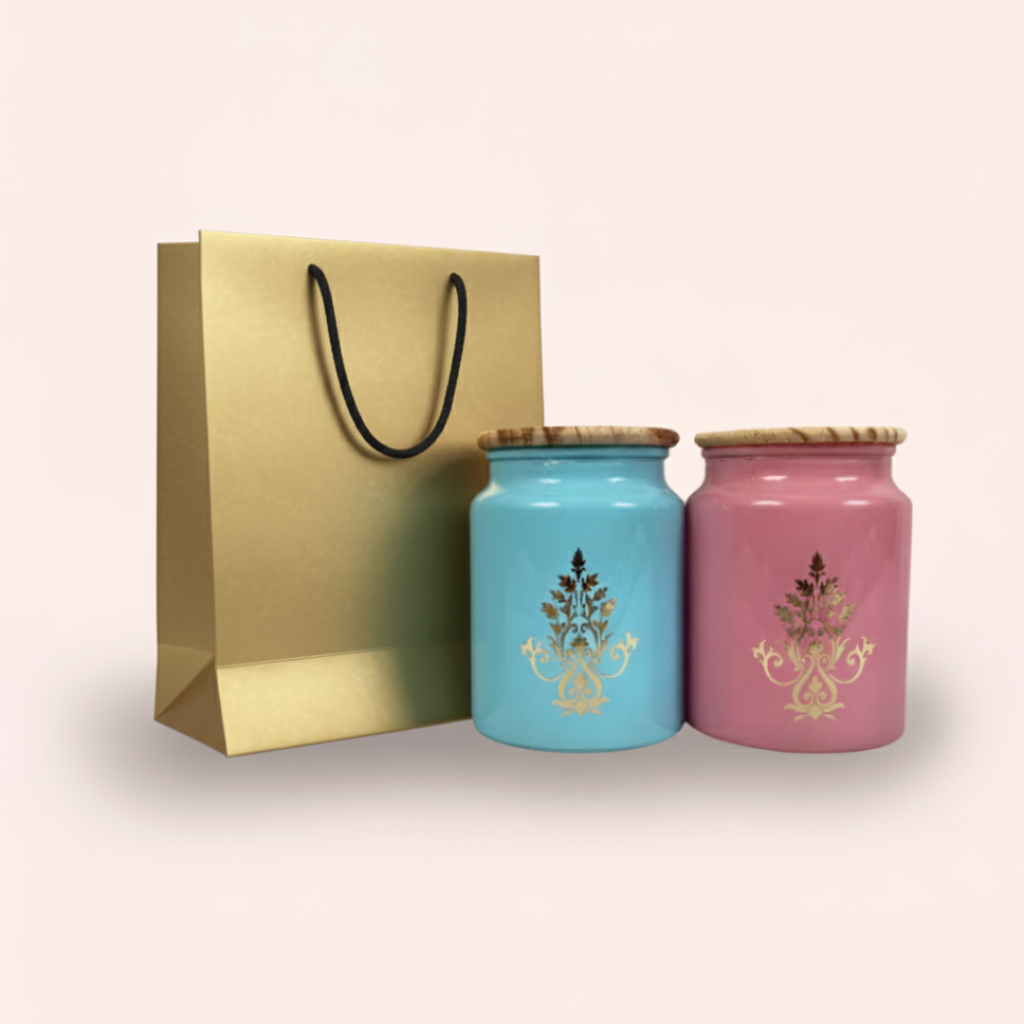 Glass Jar Hamper 2 pc