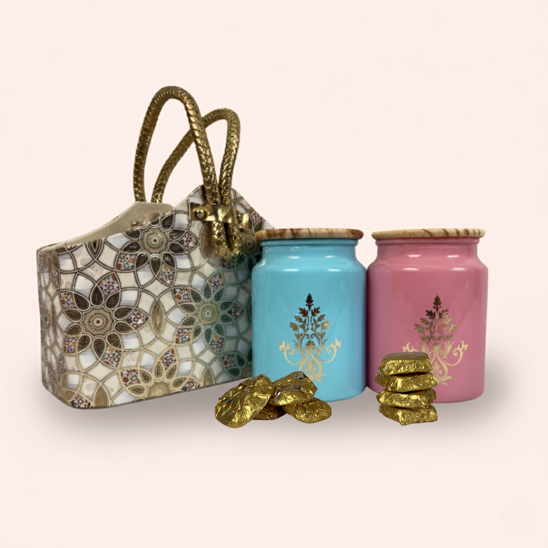 Glass Jar Hamper 2 pc