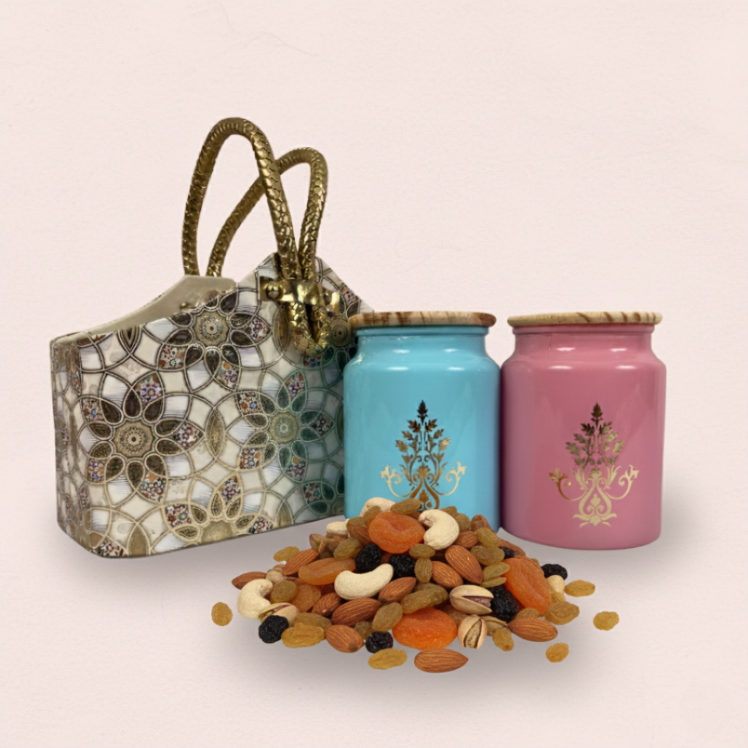 Glass Jar Hamper 2 pc